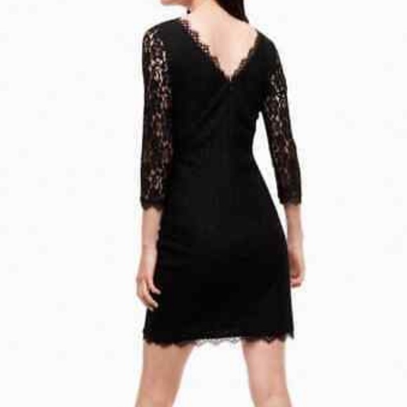 Babaton Aritzia Rafael Lace Dress - Burgundy - Picture 5 of 10